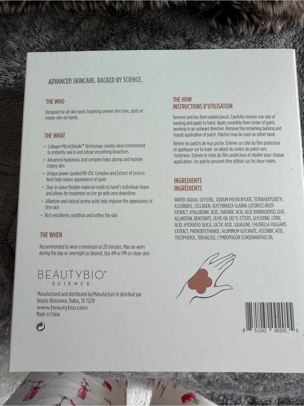 BeautyBio Upper Hand Brightening Hand Crepe Correctors 8 Pairs NIB - Picture 2 of 5